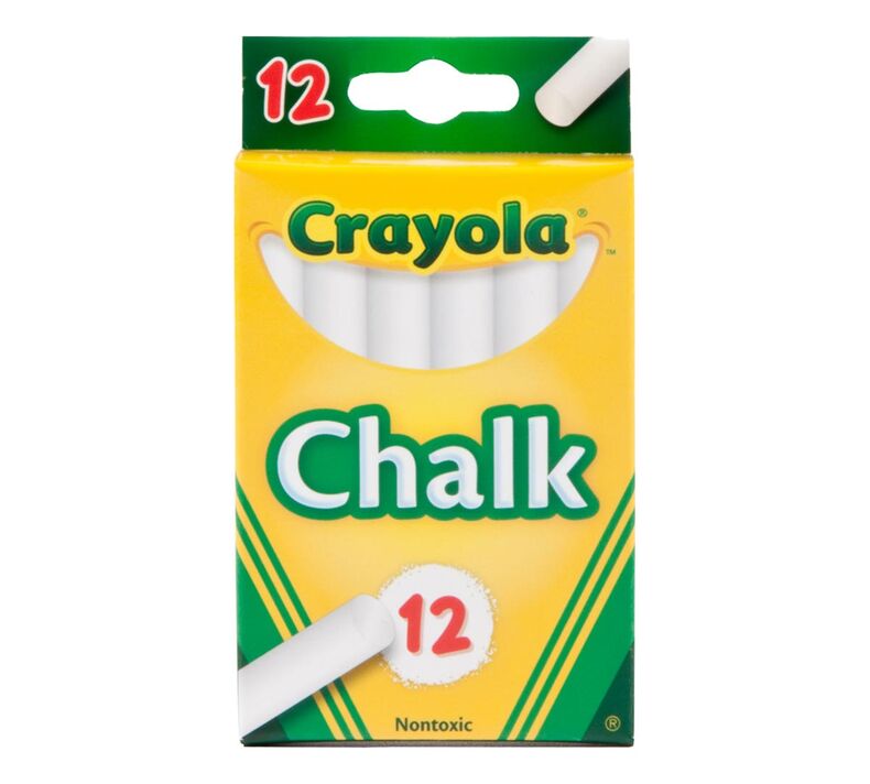 CRAYOLA CHALK 12