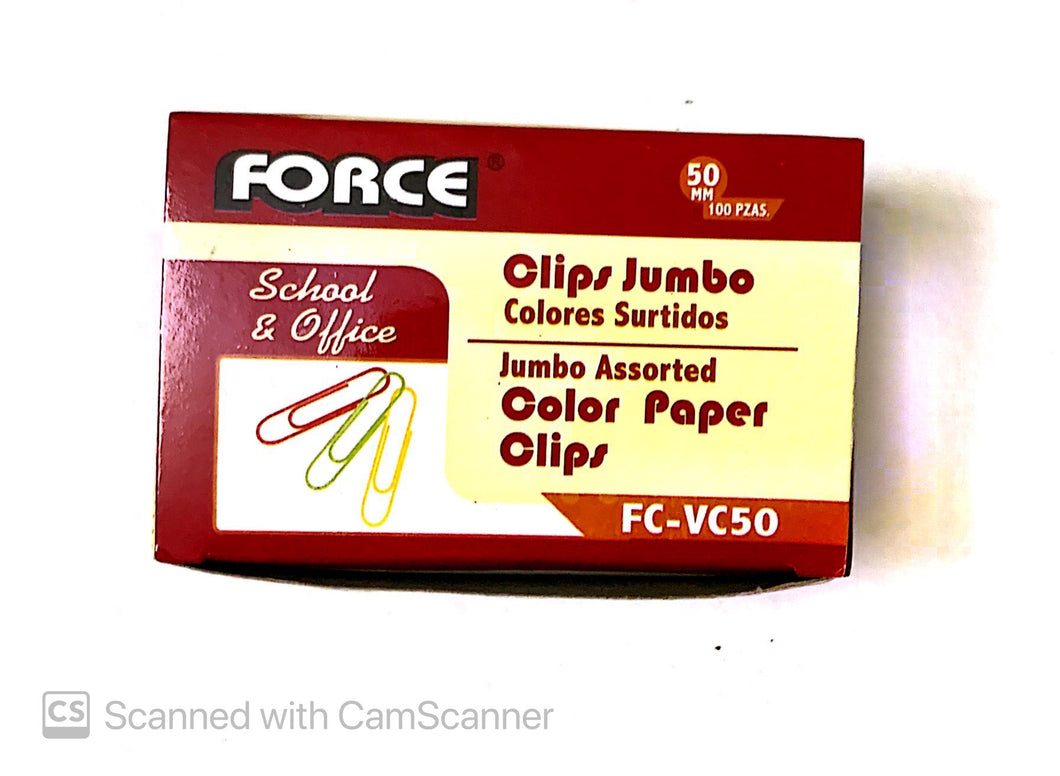 Paper clip jumbo force box-100