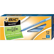 BIC PEN BOX 12 BALL POINT BLUE