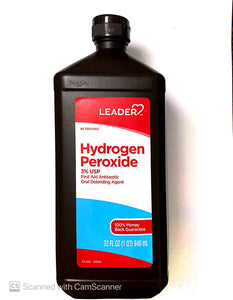 Hydrogen peroxide  3% 32 oz